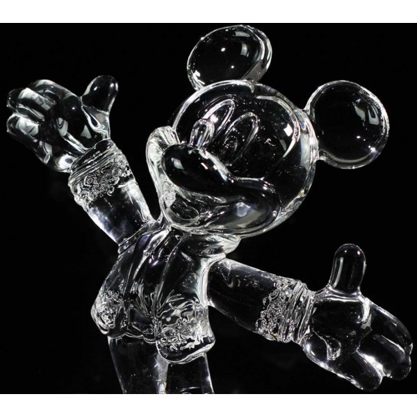 Mickey Mouse Large Glass Figure, by Arribas Glass Collection Mickey Mouse Large Glass Figure, by Arribas Glass Collection